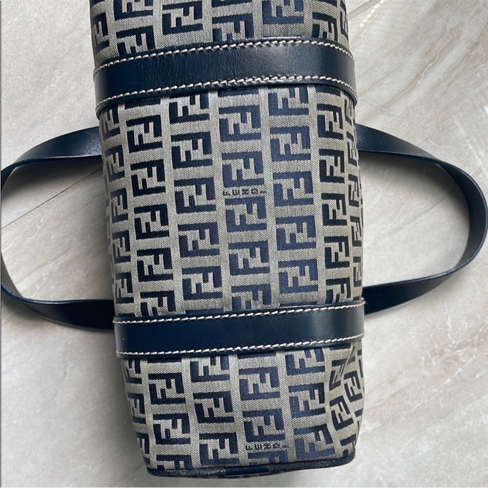 ✨FENDI✨Monogram Logo Small Boston Bag - Picture 5 of 8